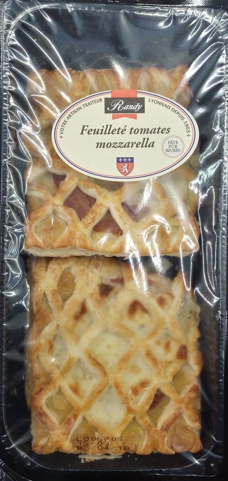 Randy Feuilleté tomates mozzarella packshot