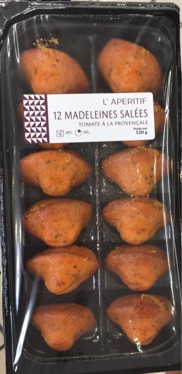 Randy Madeleines salées aux tomates packshot