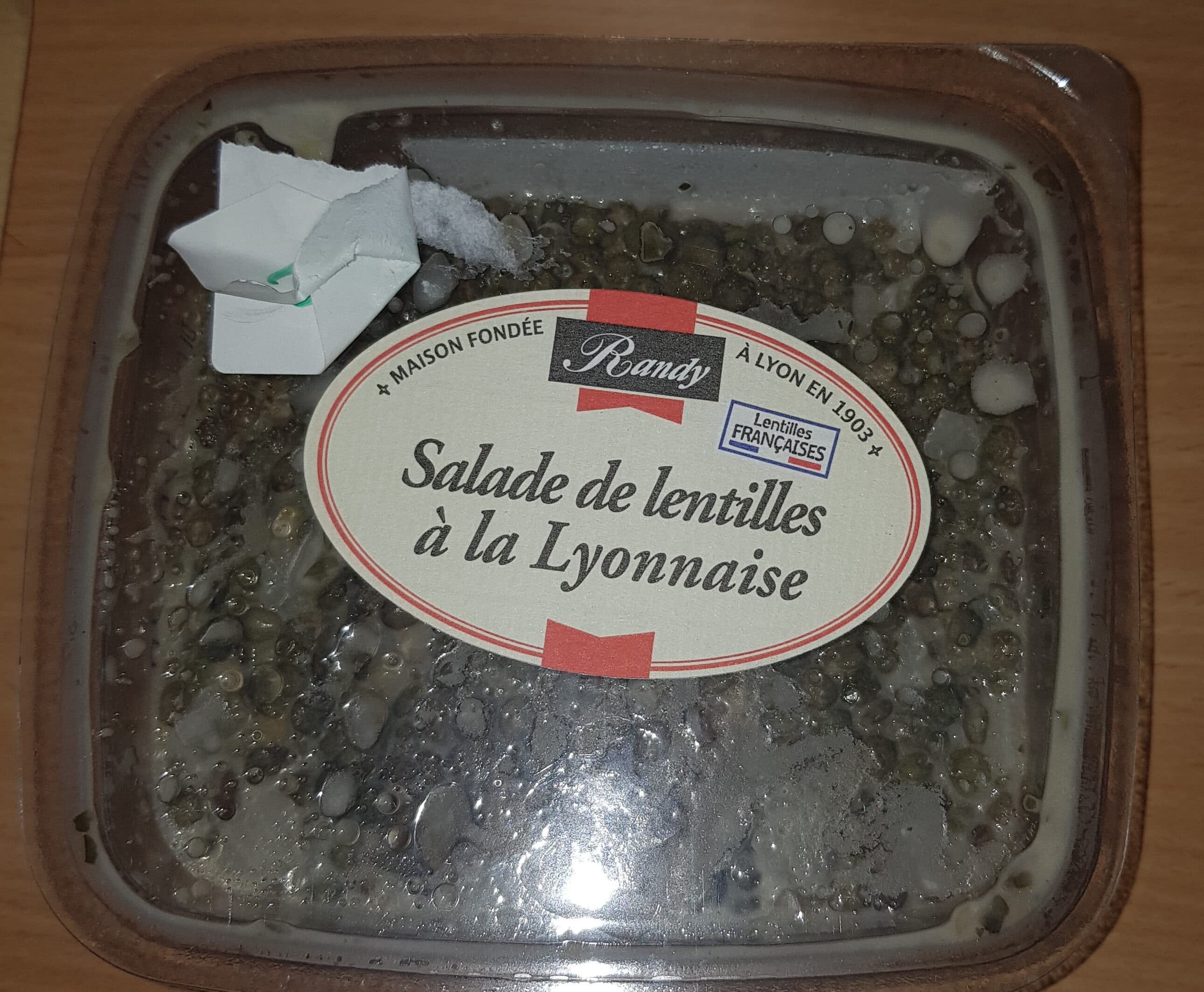 Randy Salade de lentilles à la lyonnaise packshot