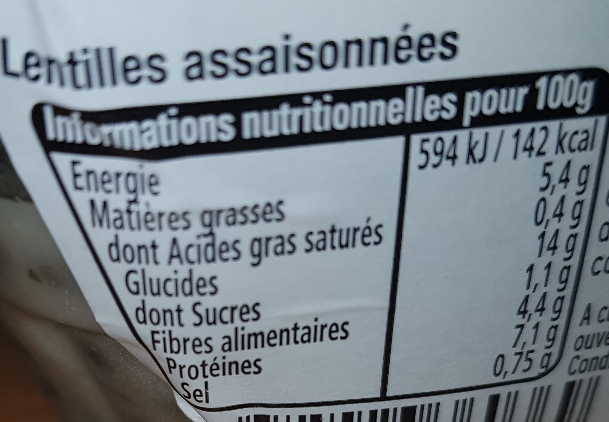 Randy Salade de lentilles à la lyonnaise packshot