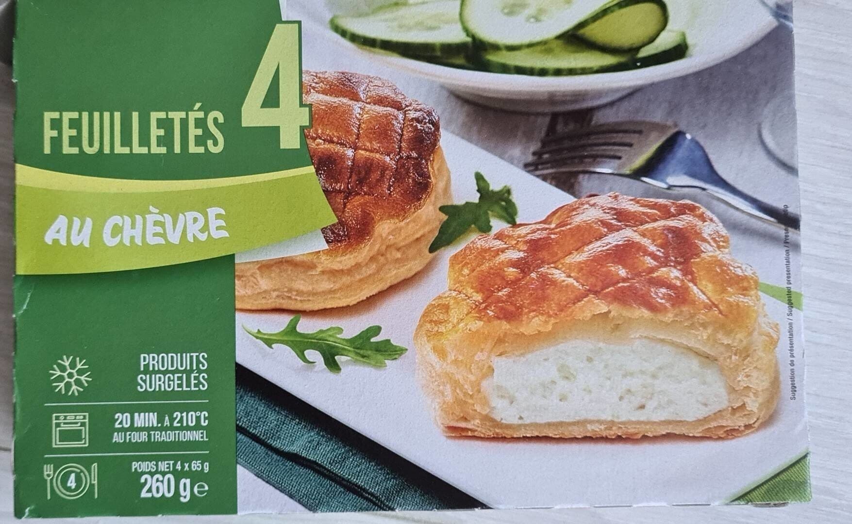 Open Food Facts Feuilletés au Chèvre packshot