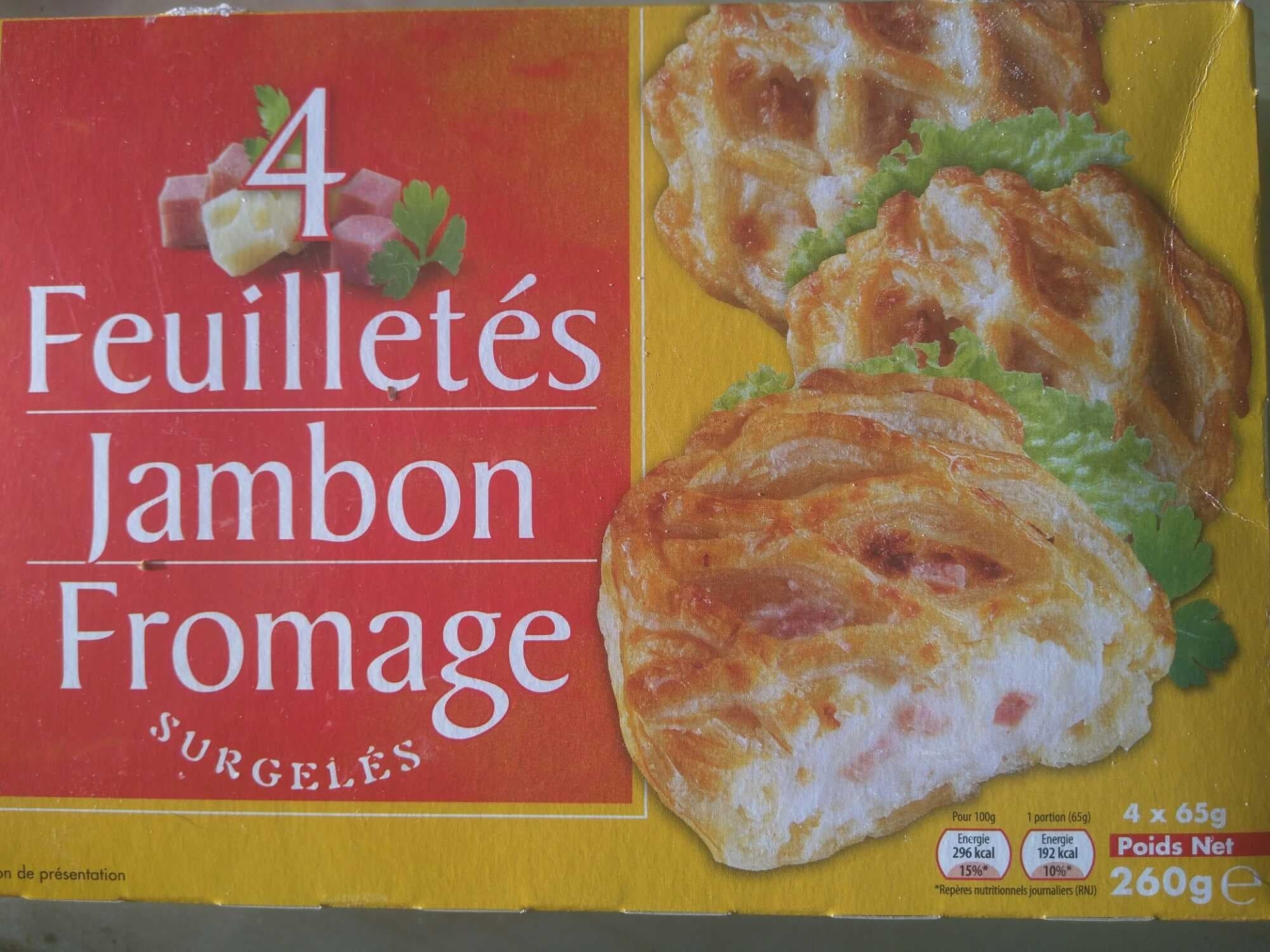Open Food Facts 4 Feuilletés Jambon Fromage, Surgelés packshot