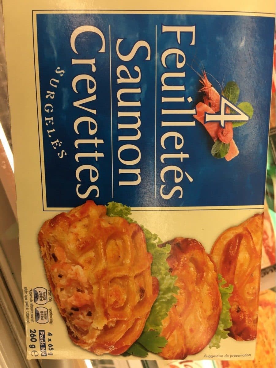 Open Food Facts Feuilletes saumon crevette packshot
