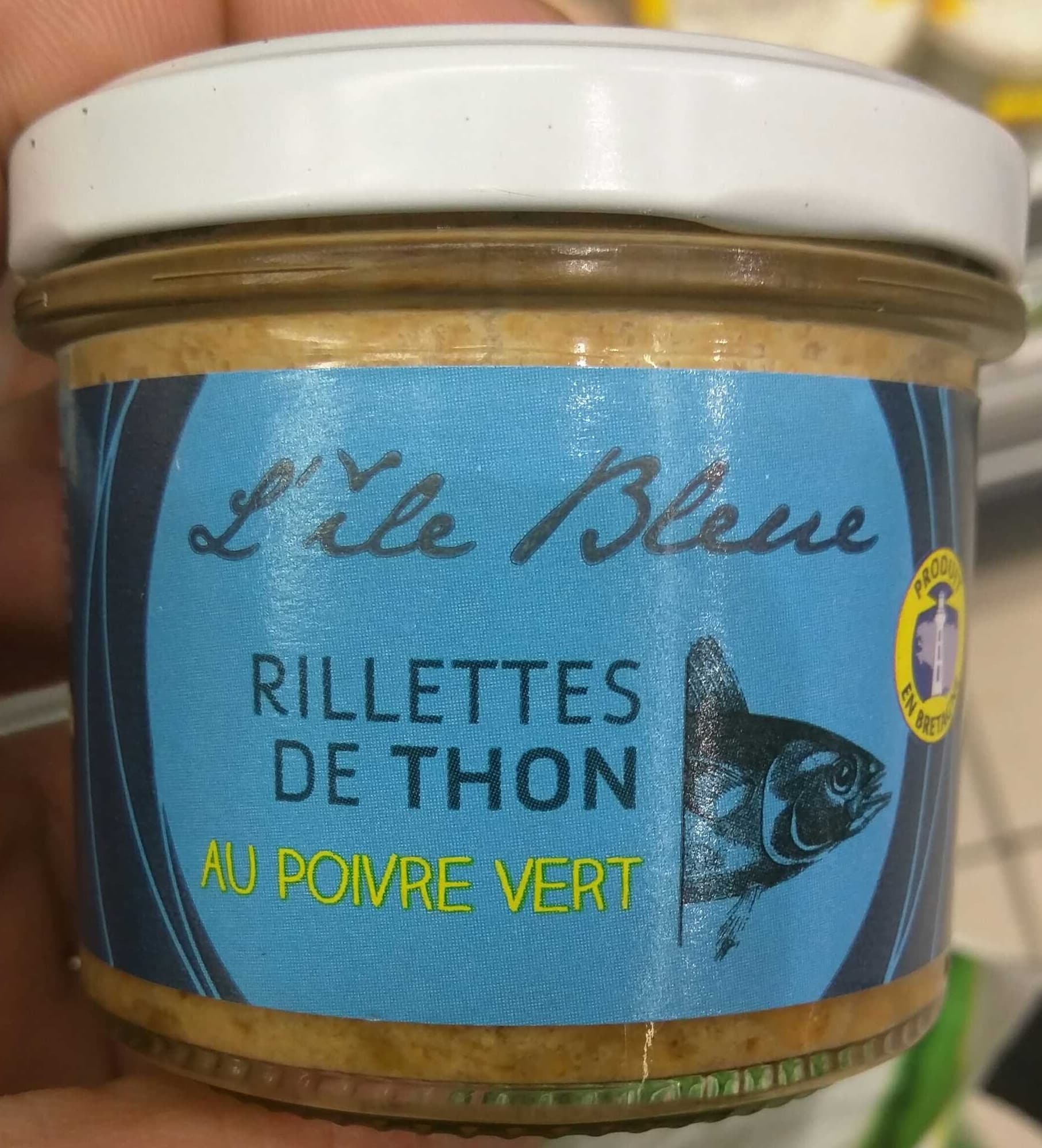 L'île Bleue Rillettes de Thon au Poivre Vert packshot
