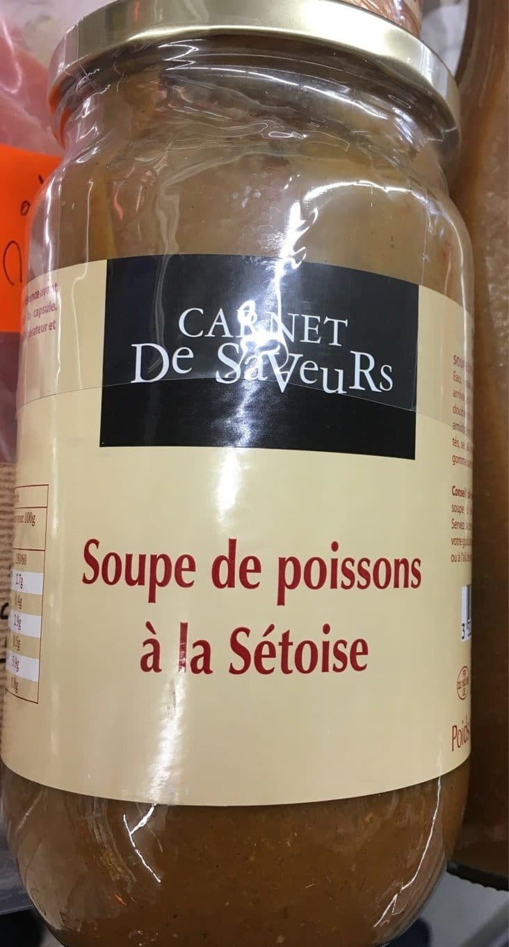 carnet de saveurs Soupe de poisson à la sétoise packshot