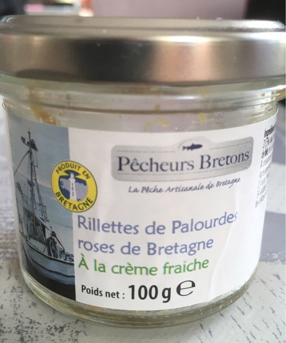 Pêcheurs Bretons Rillettes de palourdes roses de Bretagne à la crème fraiche packshot