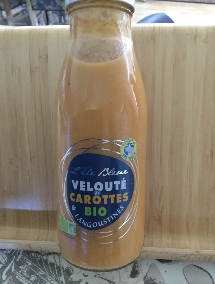 Open Food Facts Veloute de carottes bio et langoustines packshot