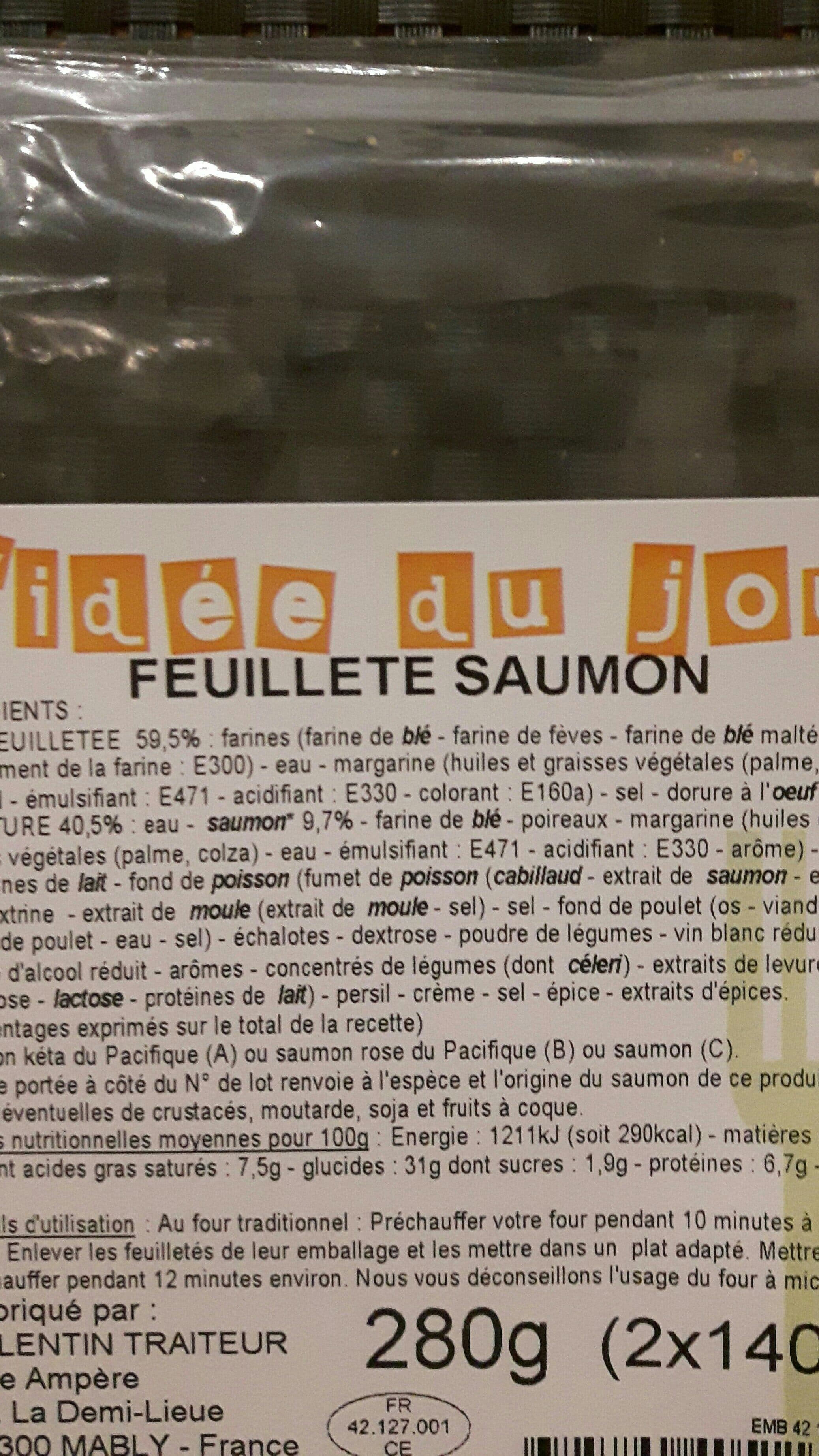 Idee Du Jour Feuilleté au saumon packshot