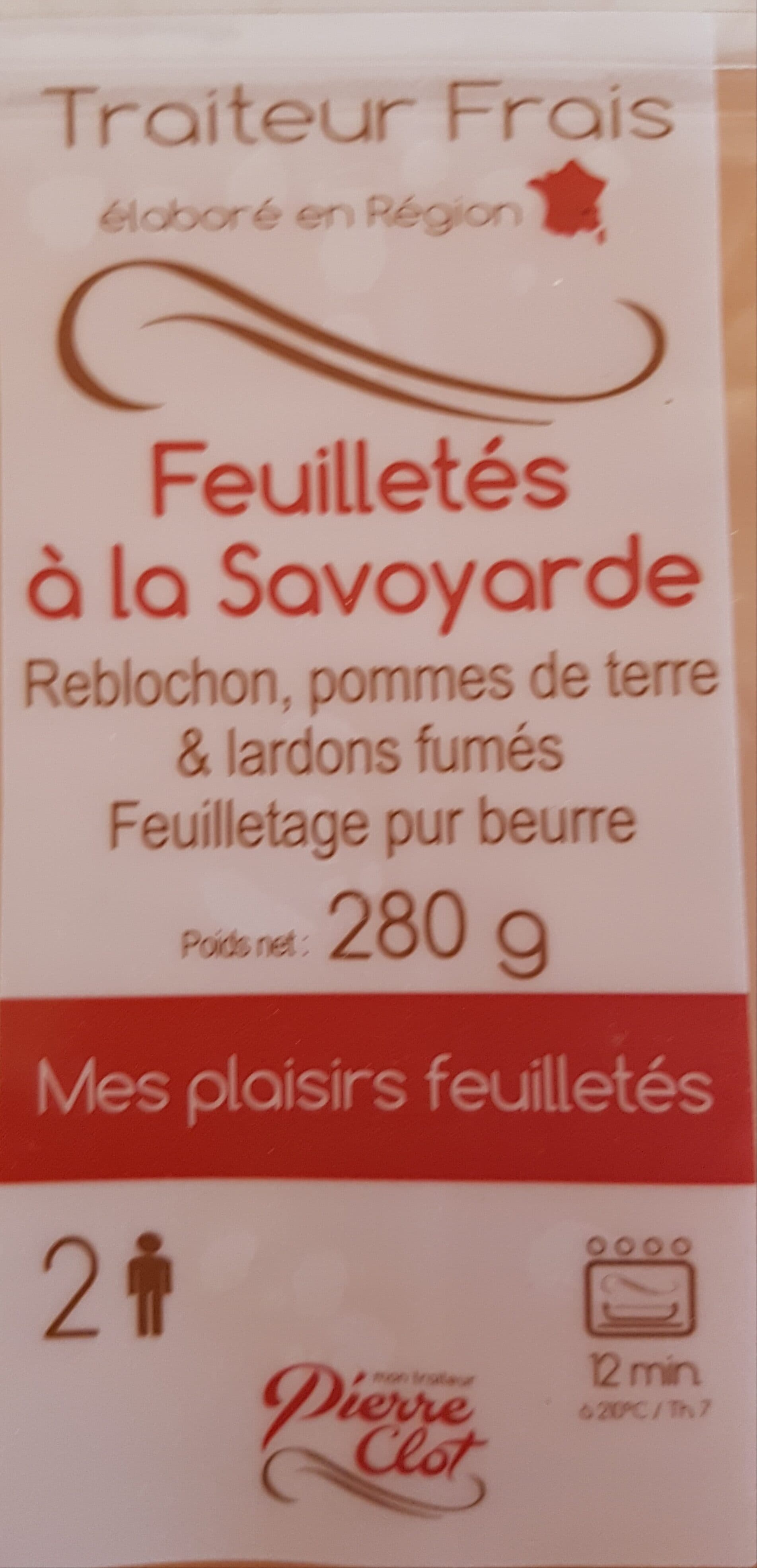 Pierre Clot Feuilletés à la savoyarde packshot