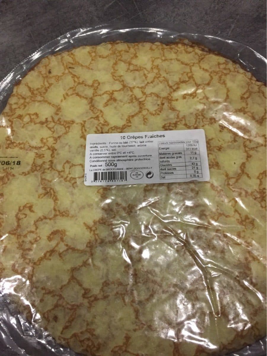 La Crêpe de Brocéliande 10 Crêpes Fraîches packshot