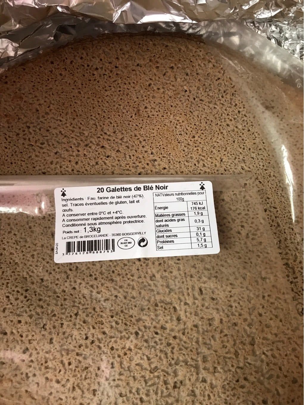 Galette Galettes De Sarrasin 70 g packshot