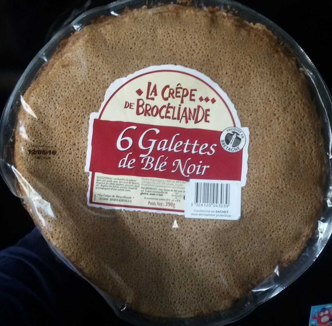 La Crêpe de Brocéliande Galettes de Blé Noir packshot
