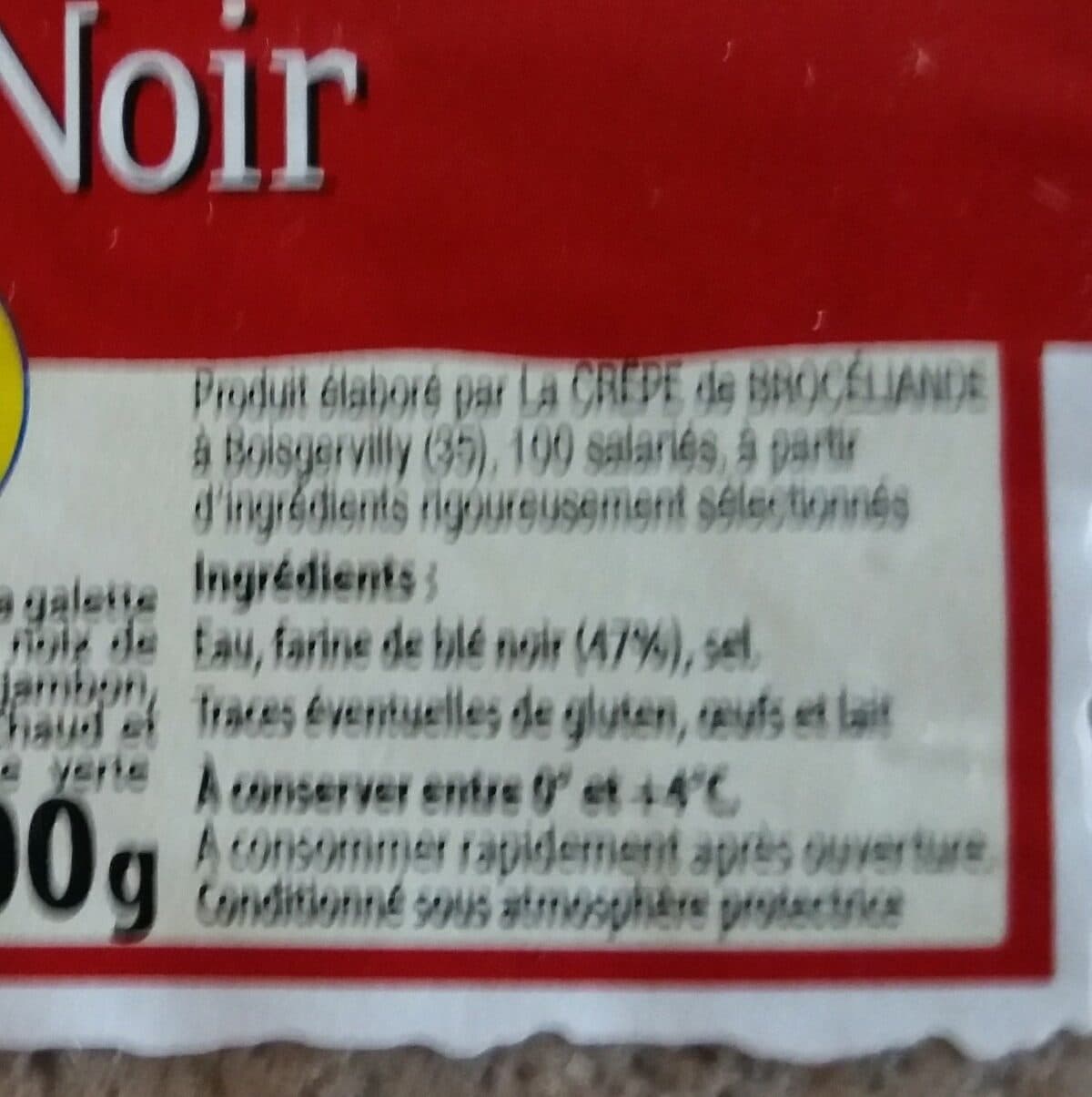 La Crêpe de Brocéliande Les petites crêpes de Broceliande packshot