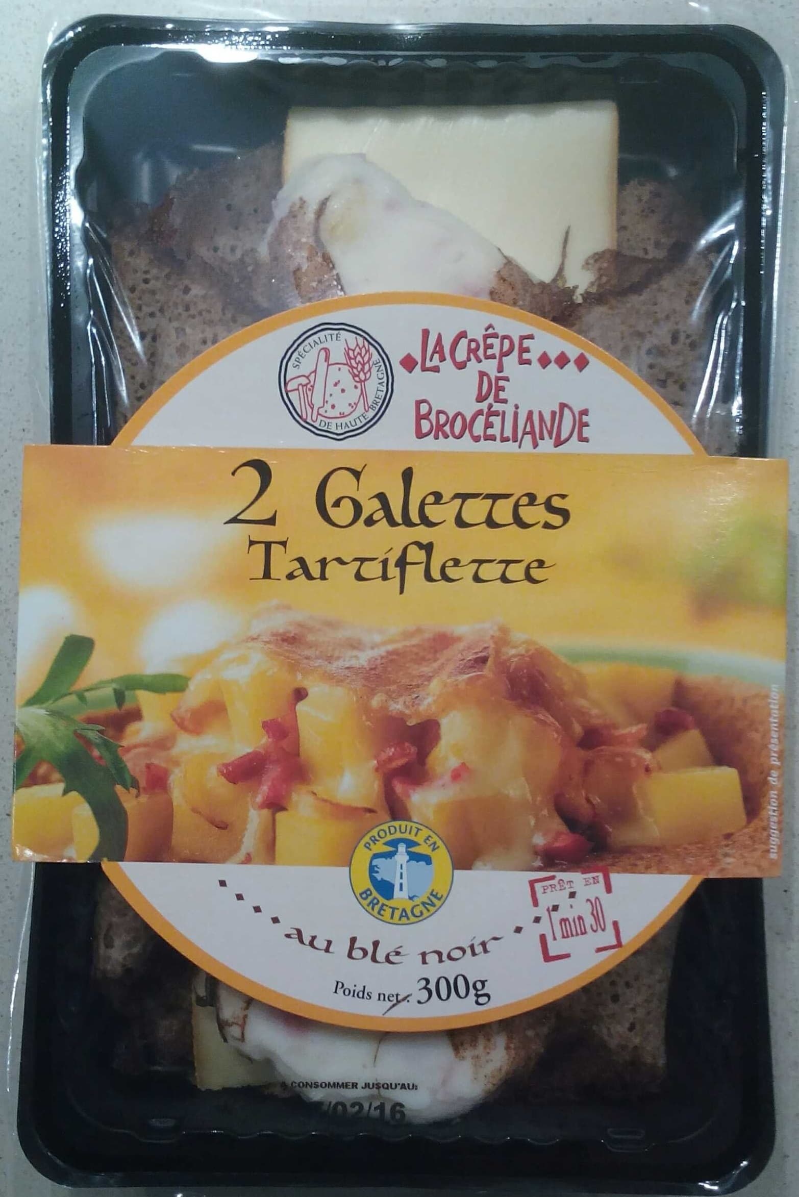 La Crêpe de Brocéliande 2 Galettes Tartiflette packshot