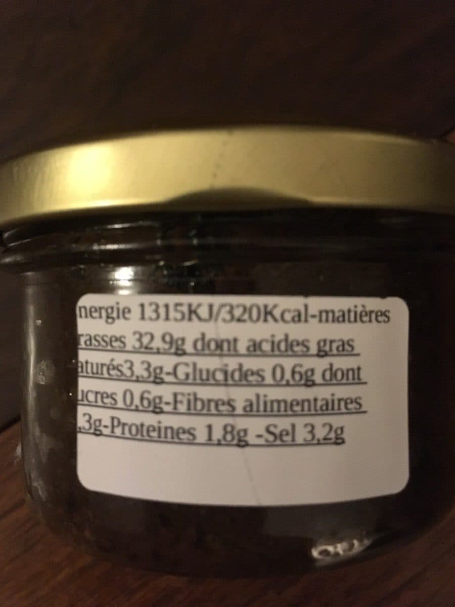 Open Food Facts Tapenade olives noires packshot