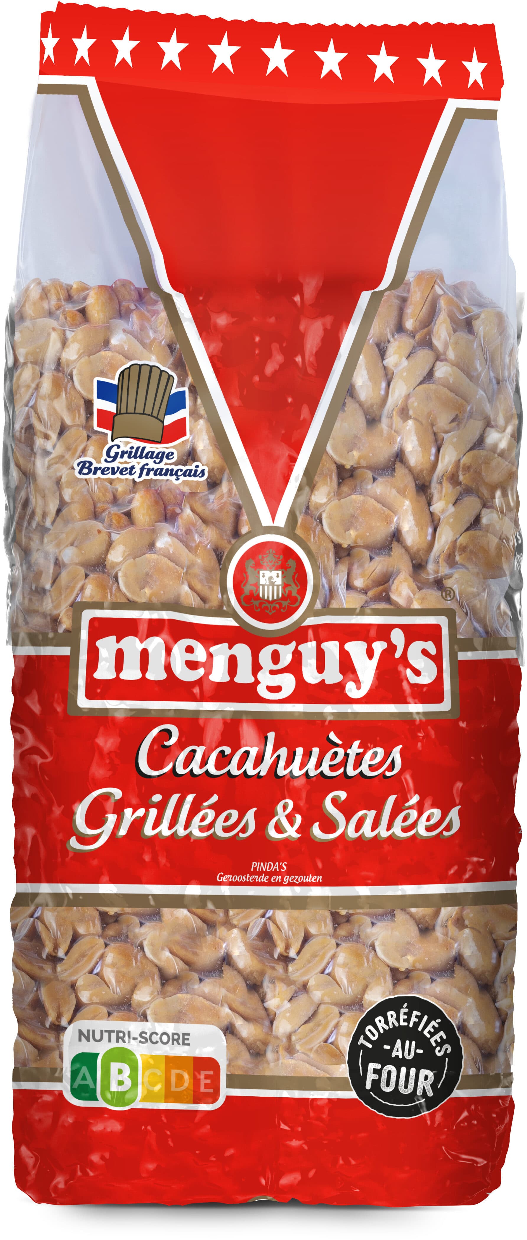 Menguy s Cacahuetes grillees salees packshot