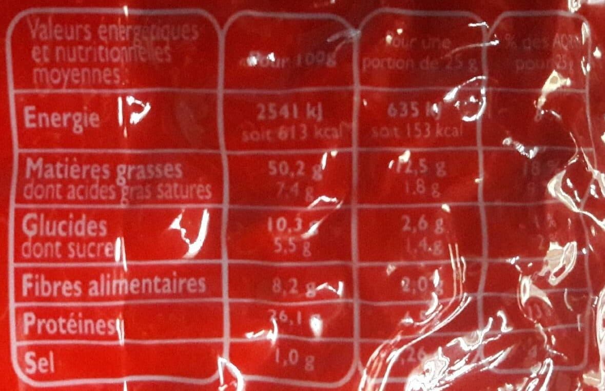 Menguy s Cacahuetes grillees salees packshot