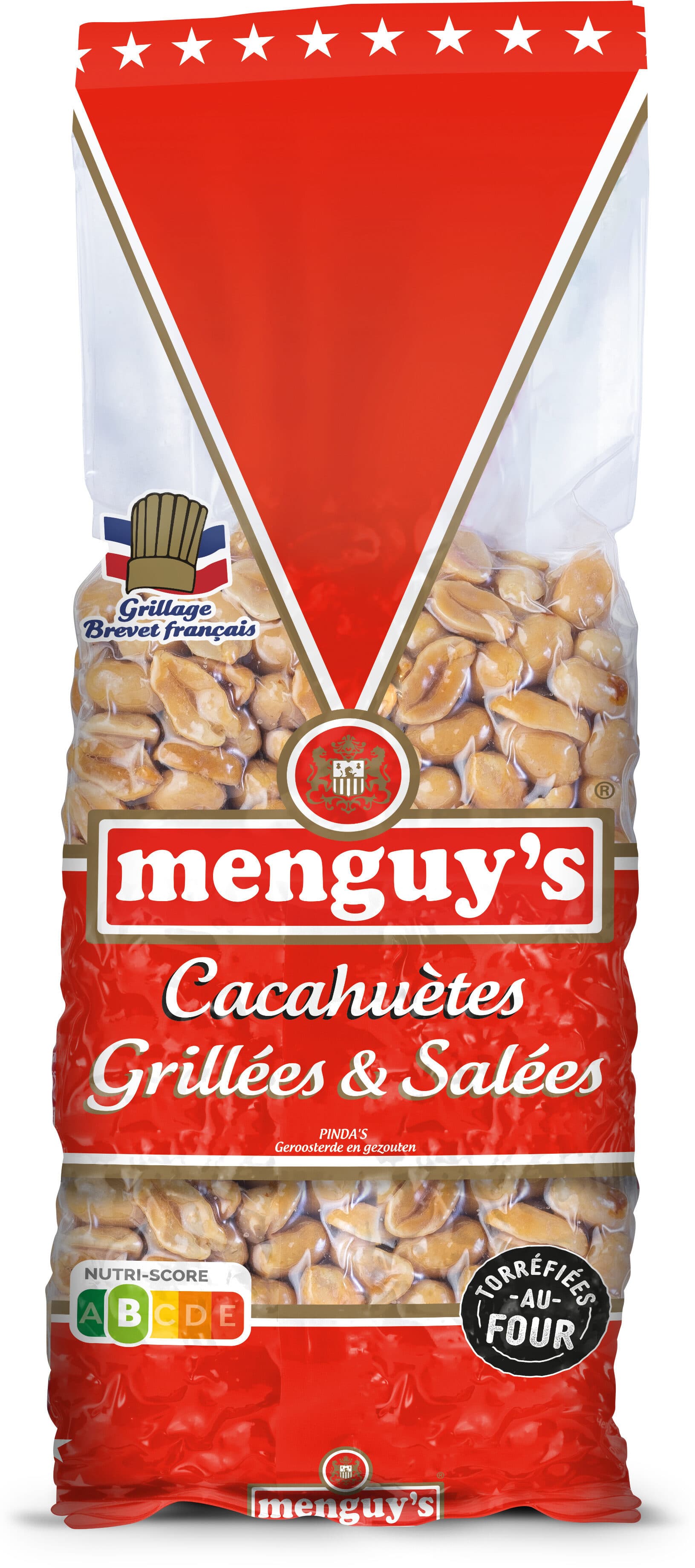 Menguy's Cacahuetes grillees salees packshot