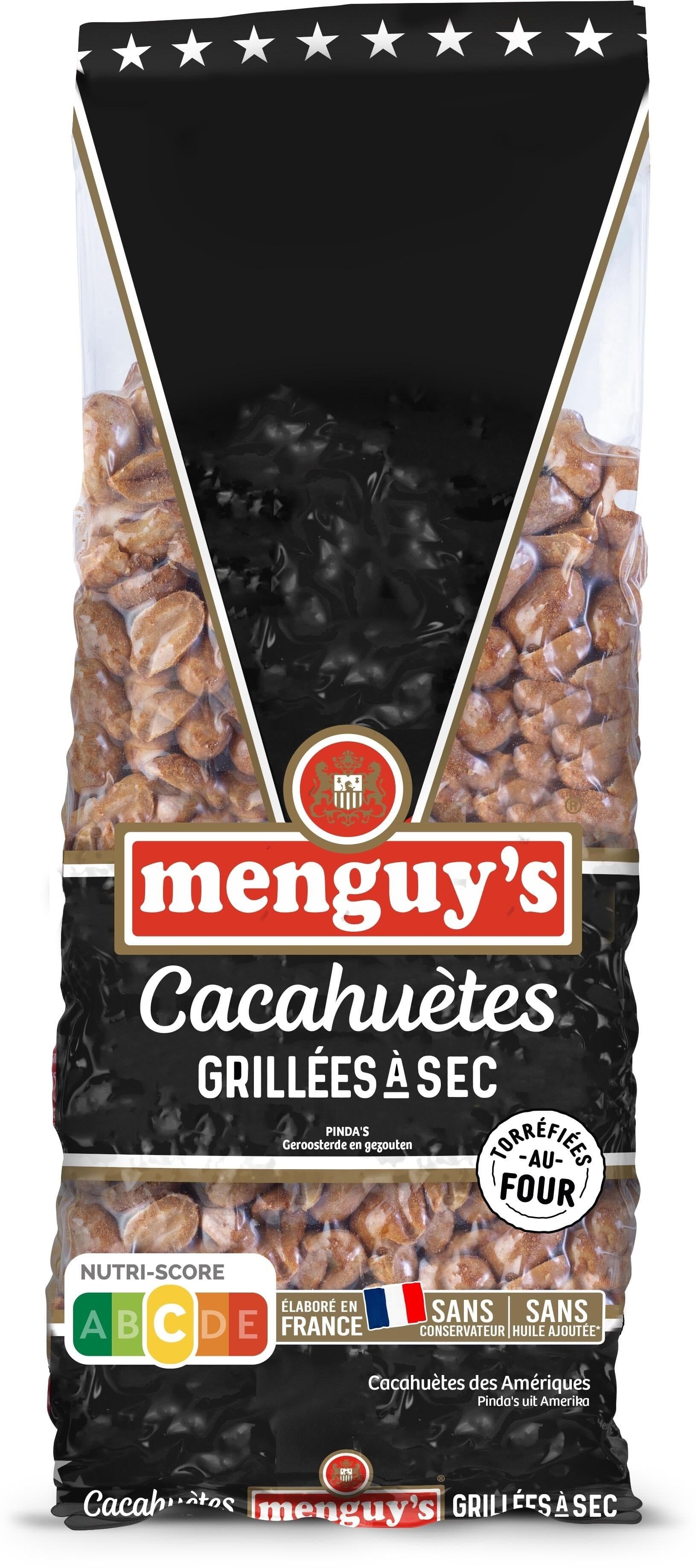 Menguy's Menguy's cacahuetes grillees a sec 390 g s/v packshot