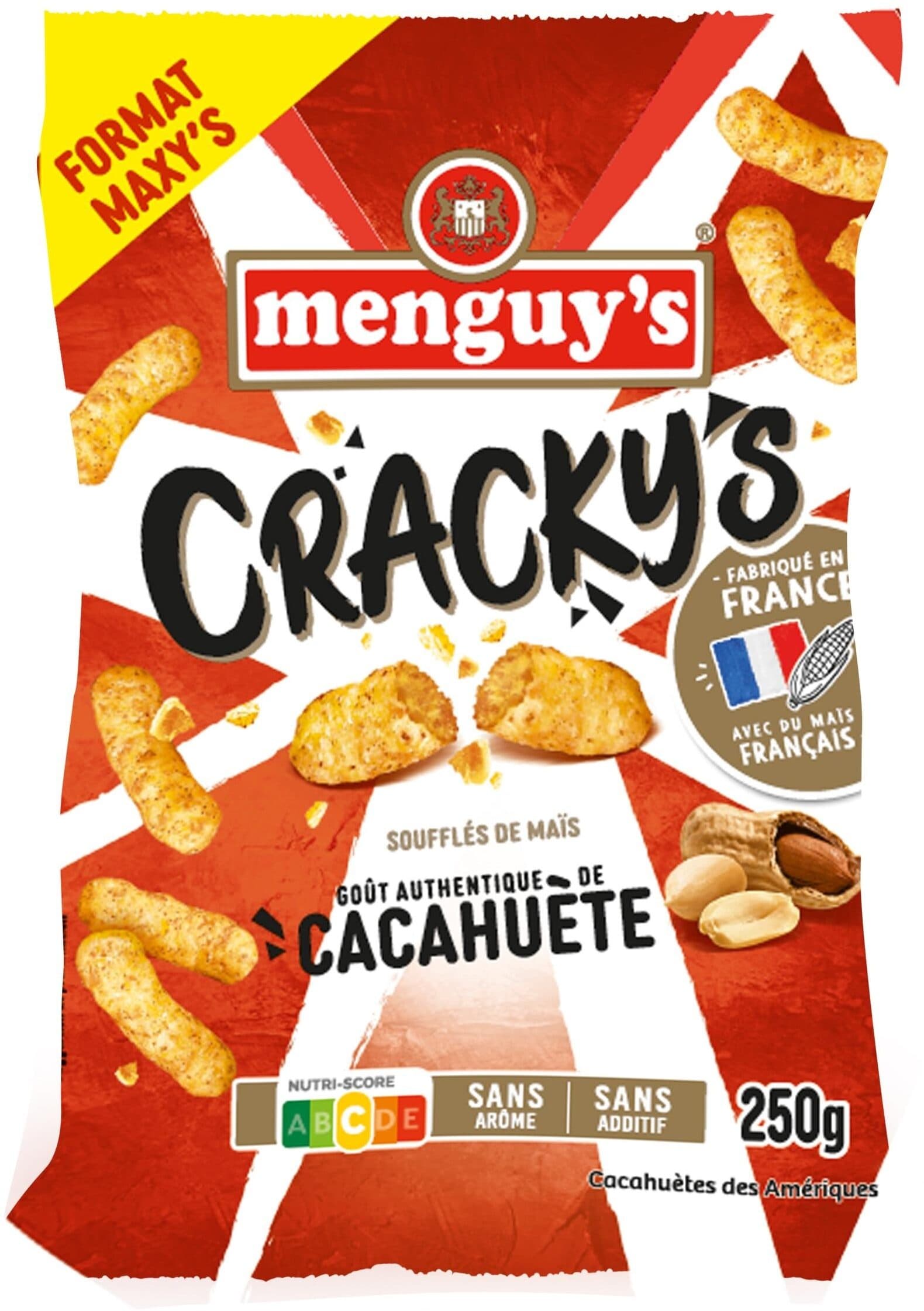 Menguy's Menguy's Cracky's soufflés de maïs à la cacahuète packshot