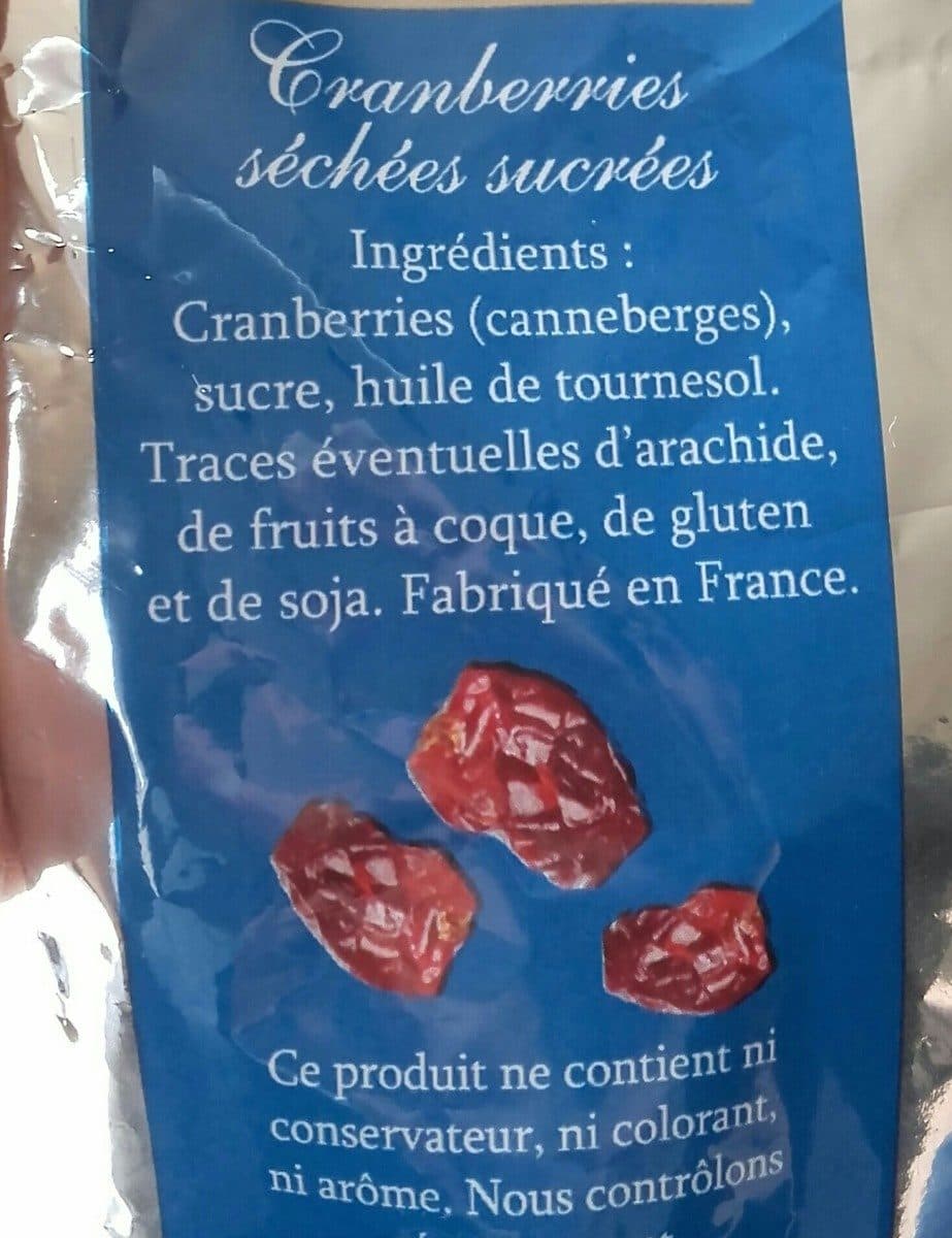 Menguy's Cranberries Séchées packshot
