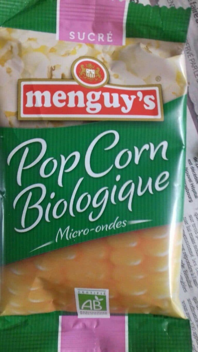 Menguy's Pop corn sucrés packshot