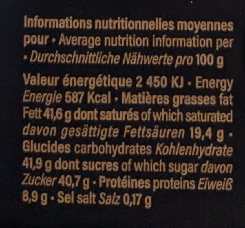 Voisin Chocolat lait fondant noisettes packshot