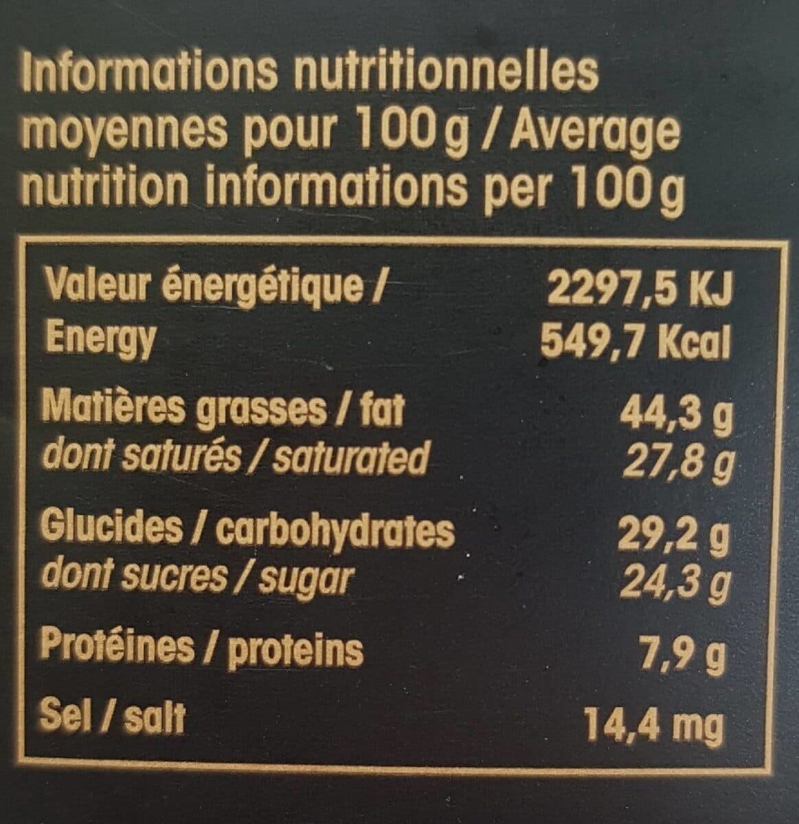 Voisin Tablette Chocolat Noir Intense Feve De Cacao packshot