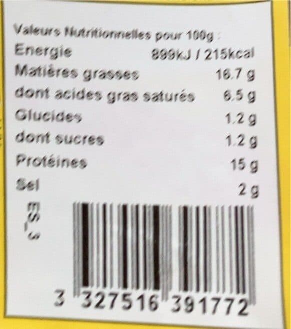 Charculor Saucisse aux Poivrons packshot
