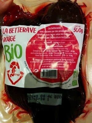 Ferrari La betterave rouge bio packshot