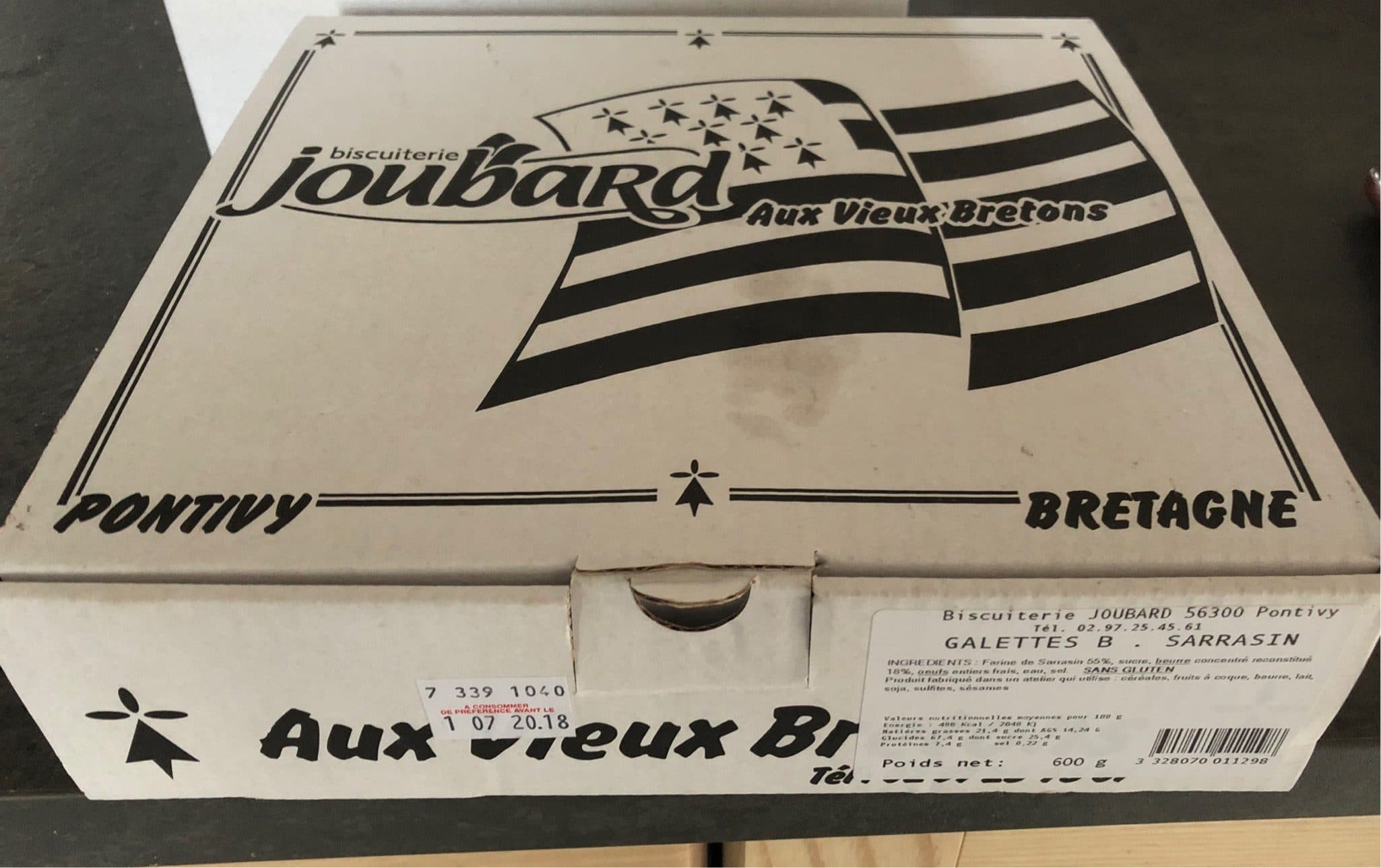 Joubard Galettes Biscuitées Sarrasin packshot