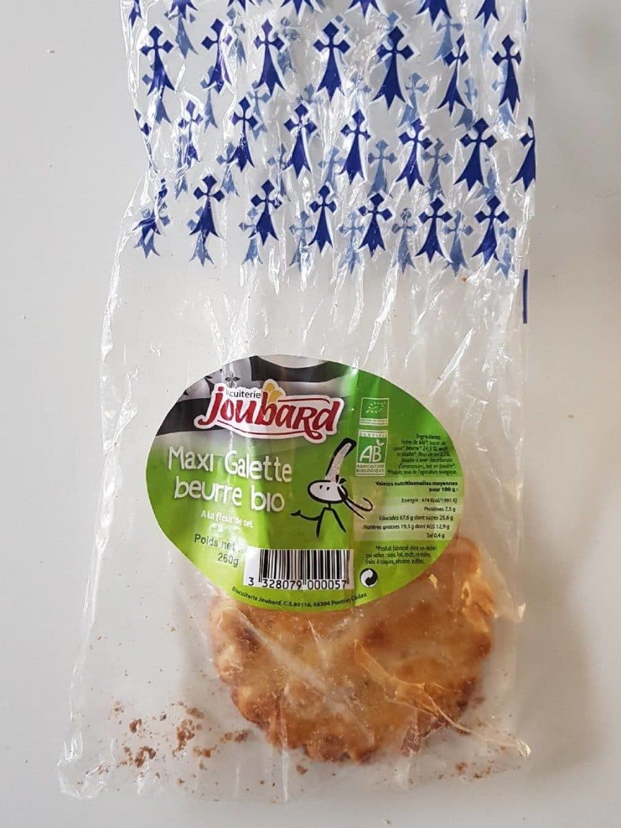 Joubard Maxi Galette beurre bio packshot