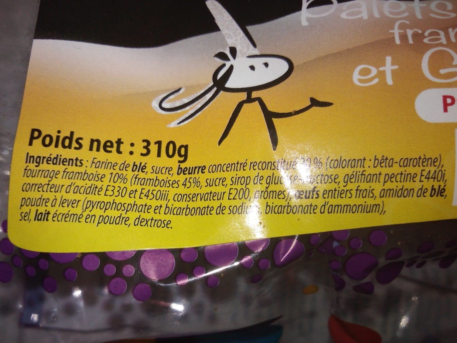 Joubard Palets bretons framboises et galettes packshot