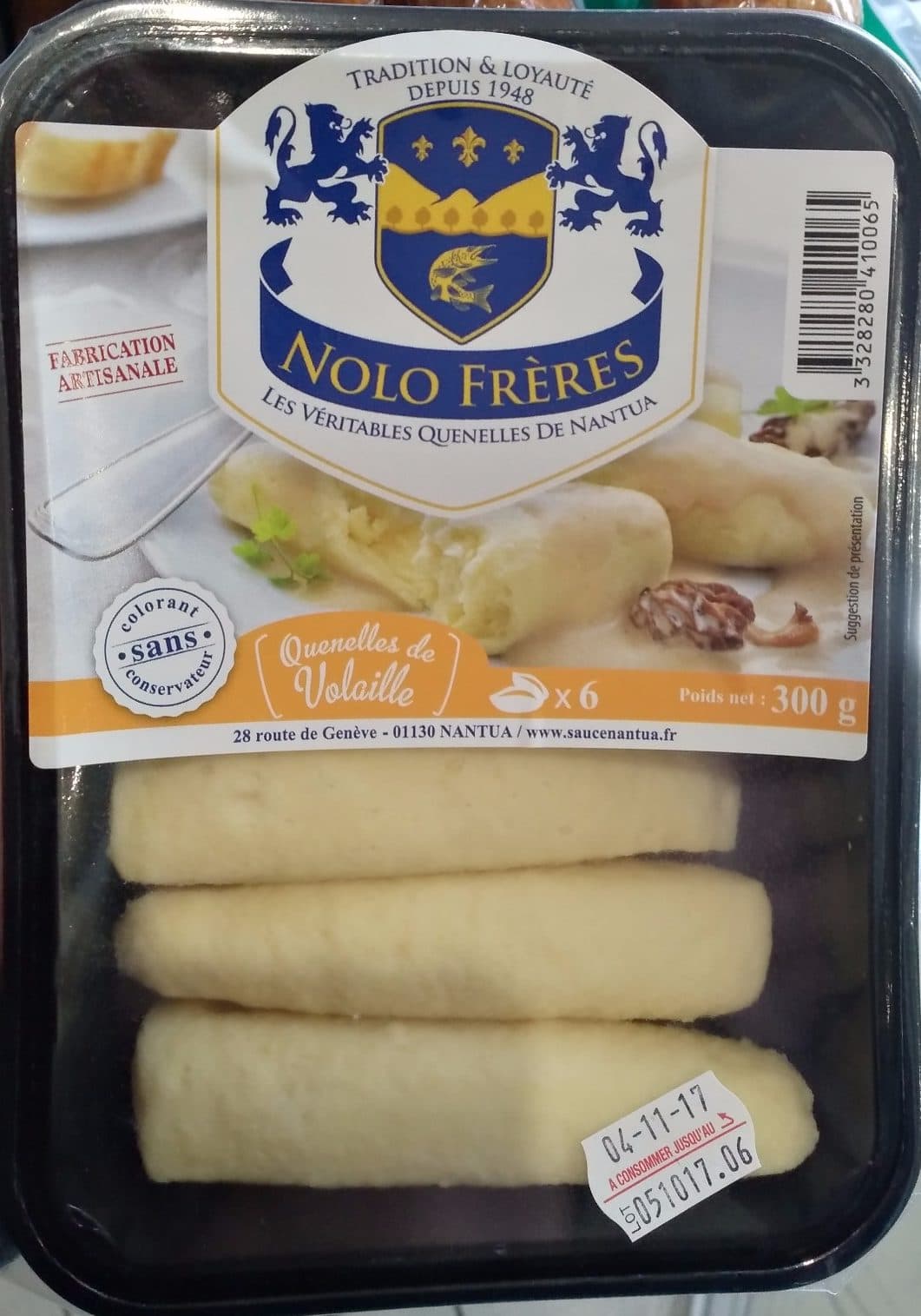 Nolo Frères Quenelles de volaille packshot