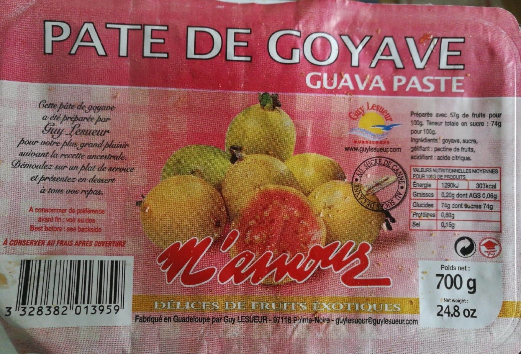 Open Food Facts Pate de goyave packshot