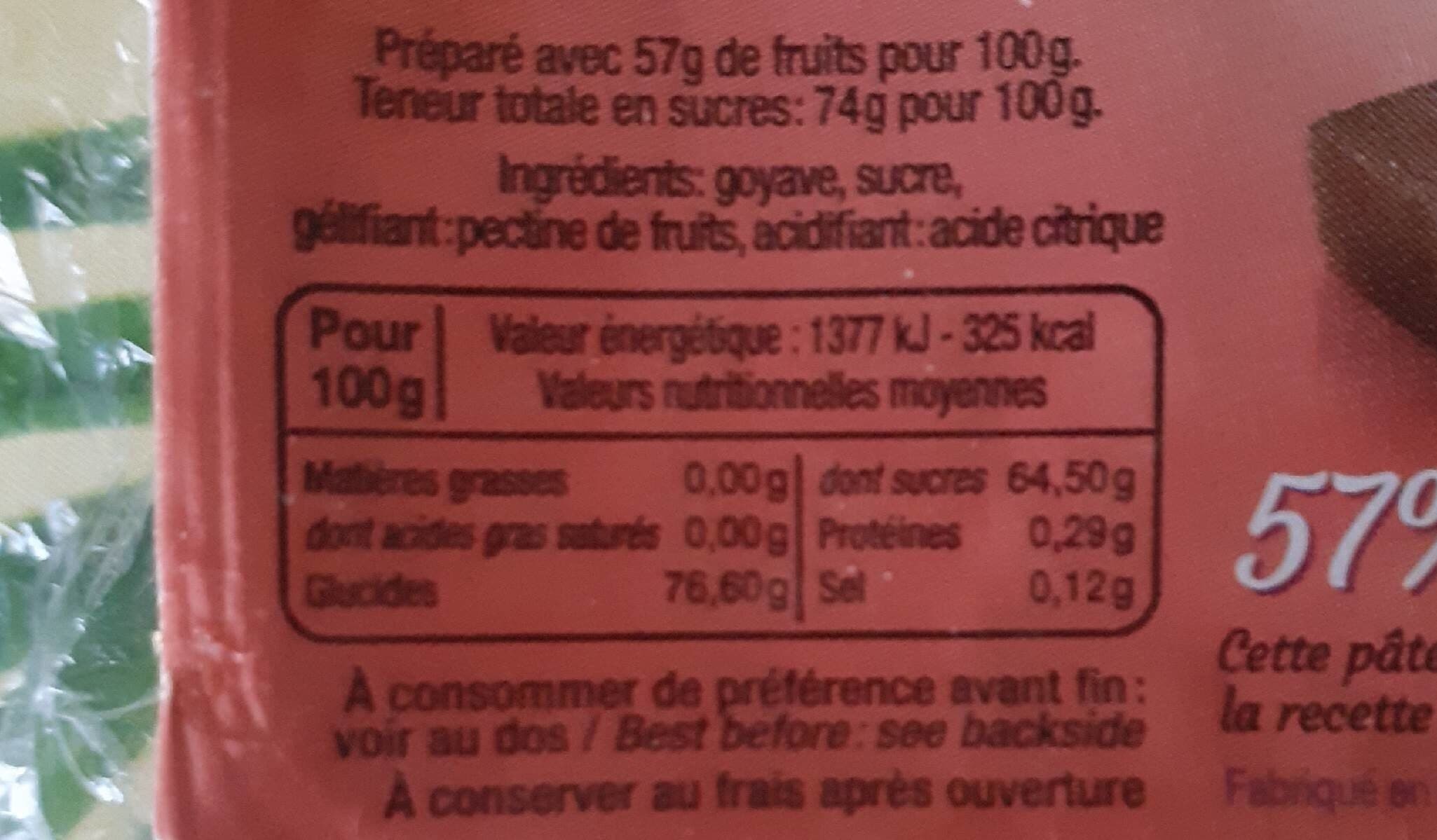 Open Food Facts Pate de goyave packshot