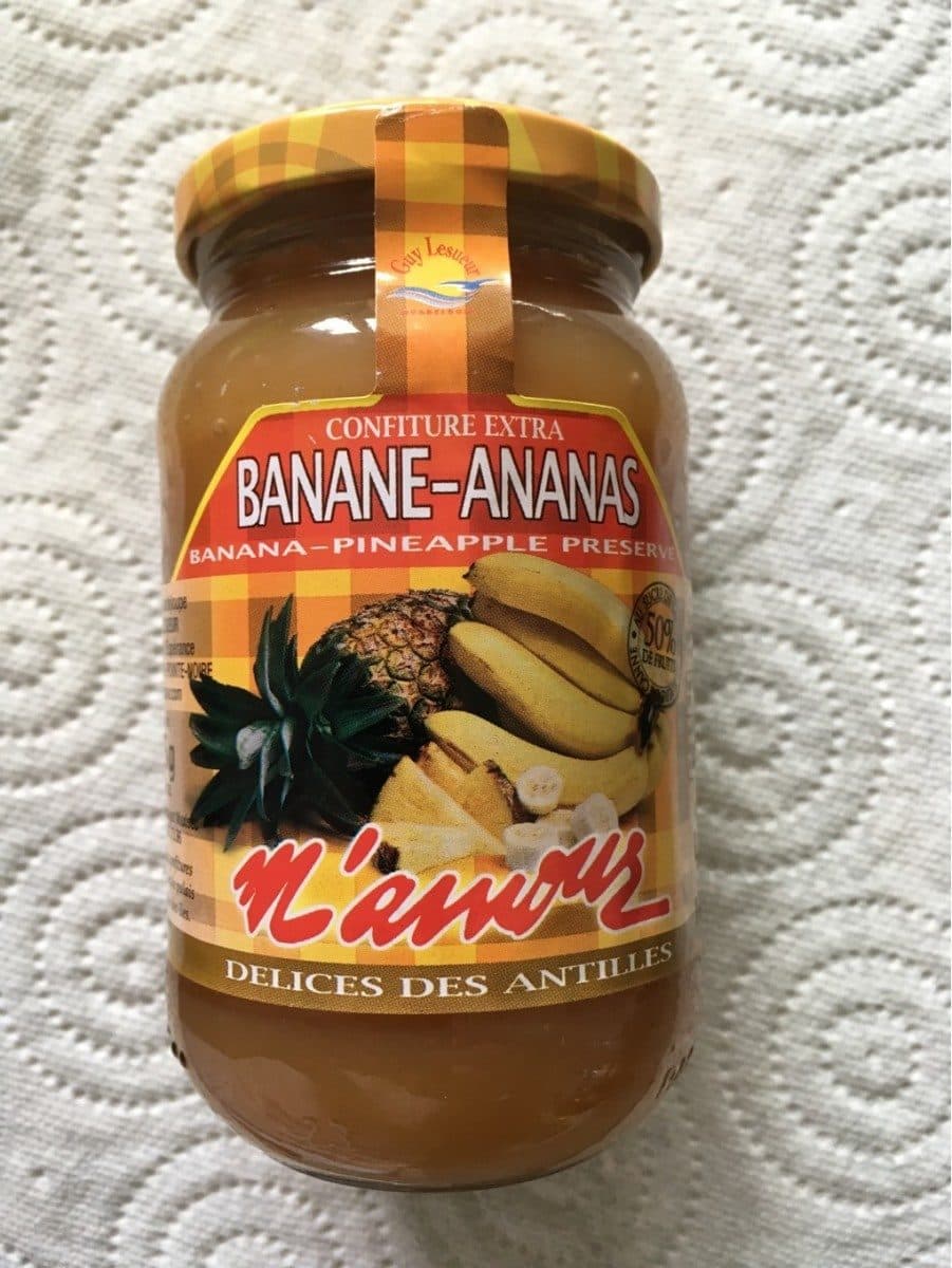 Open Food Facts Confiture banane-ananas packshot