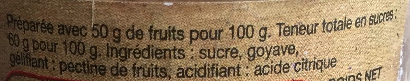 Leader Price Confiture de Goyave packshot