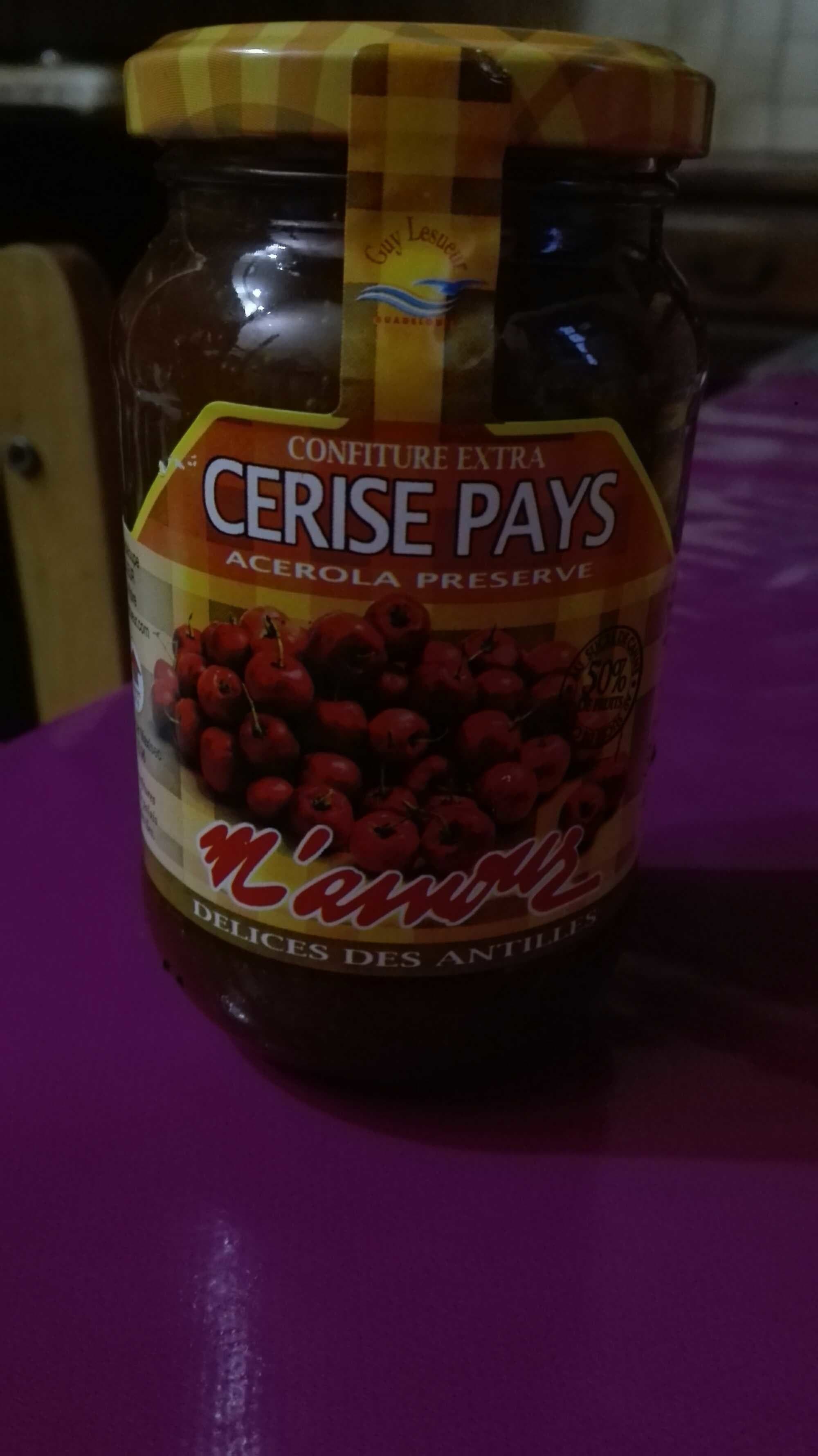 M'amour Confiture extra cerise pays packshot