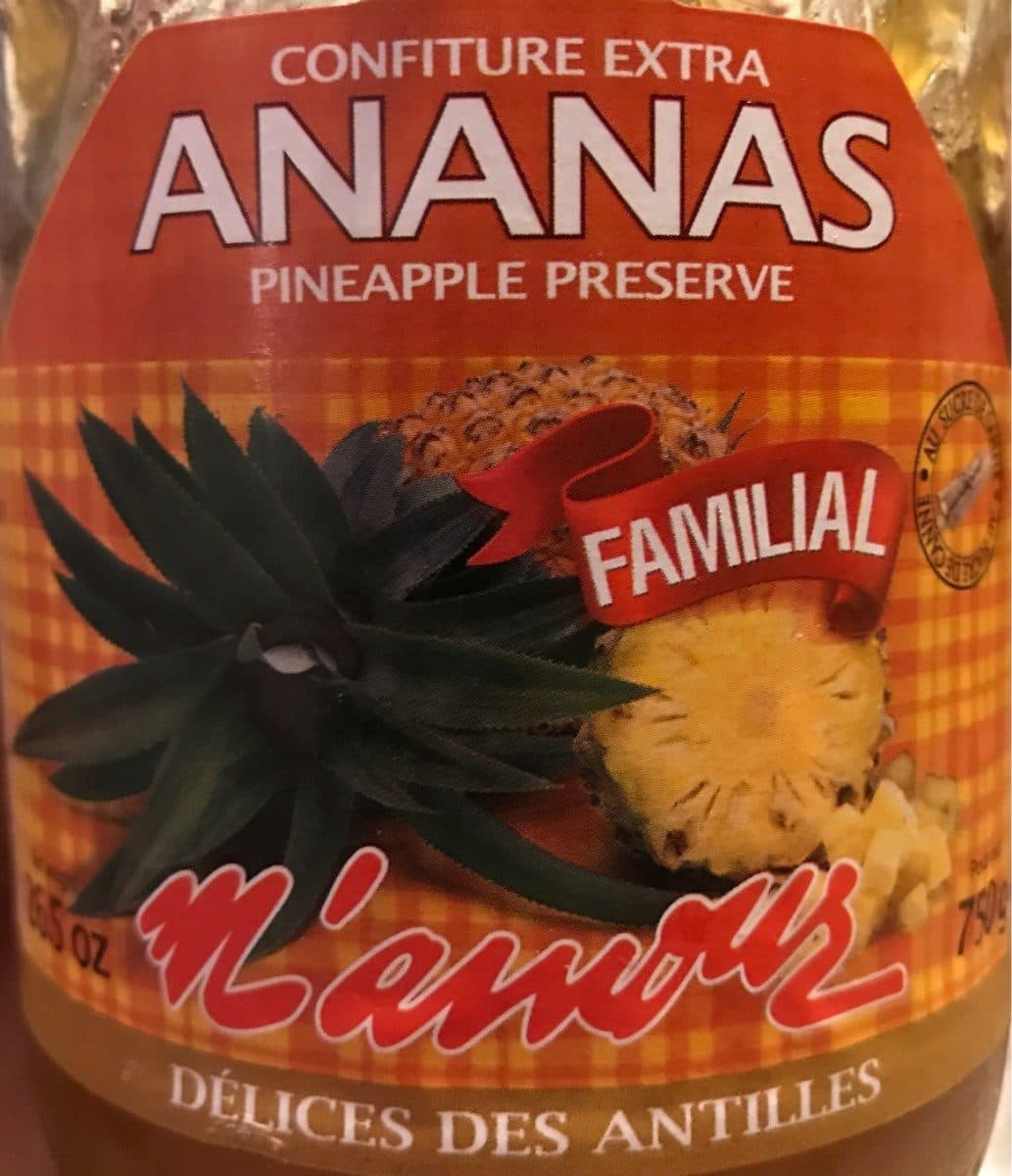 M'amour Confiture ananas packshot