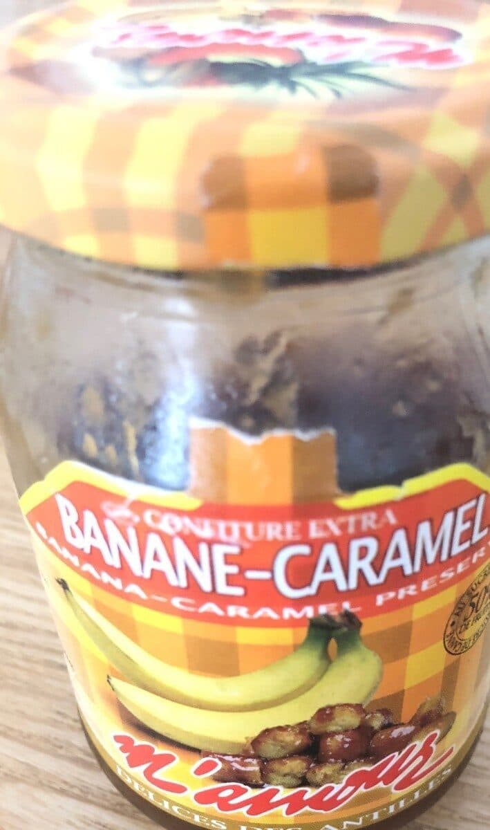 Open Food Facts Confiture extra banane caramel packshot