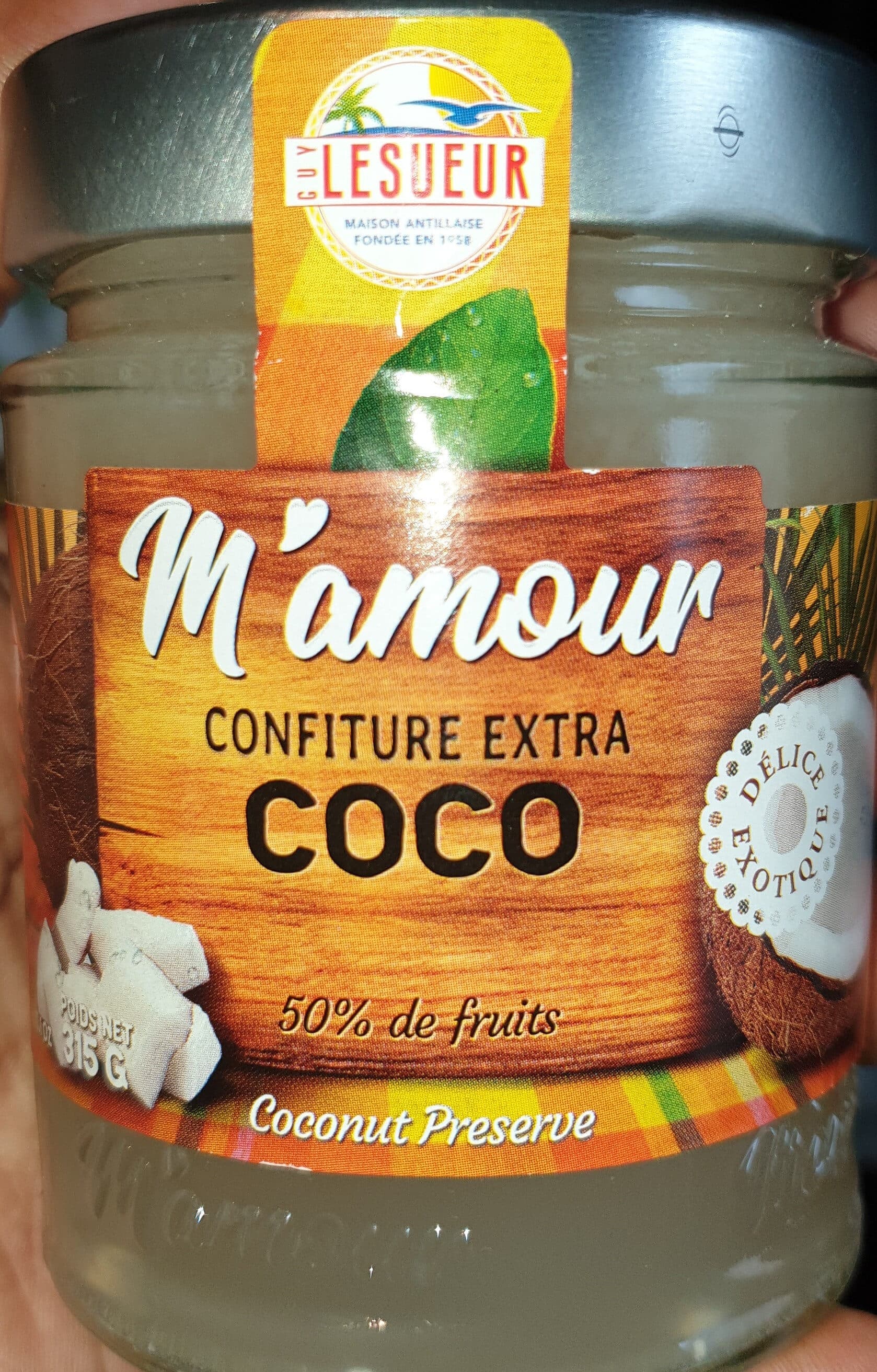 Guy Lesueur Confiture Extra Coco packshot