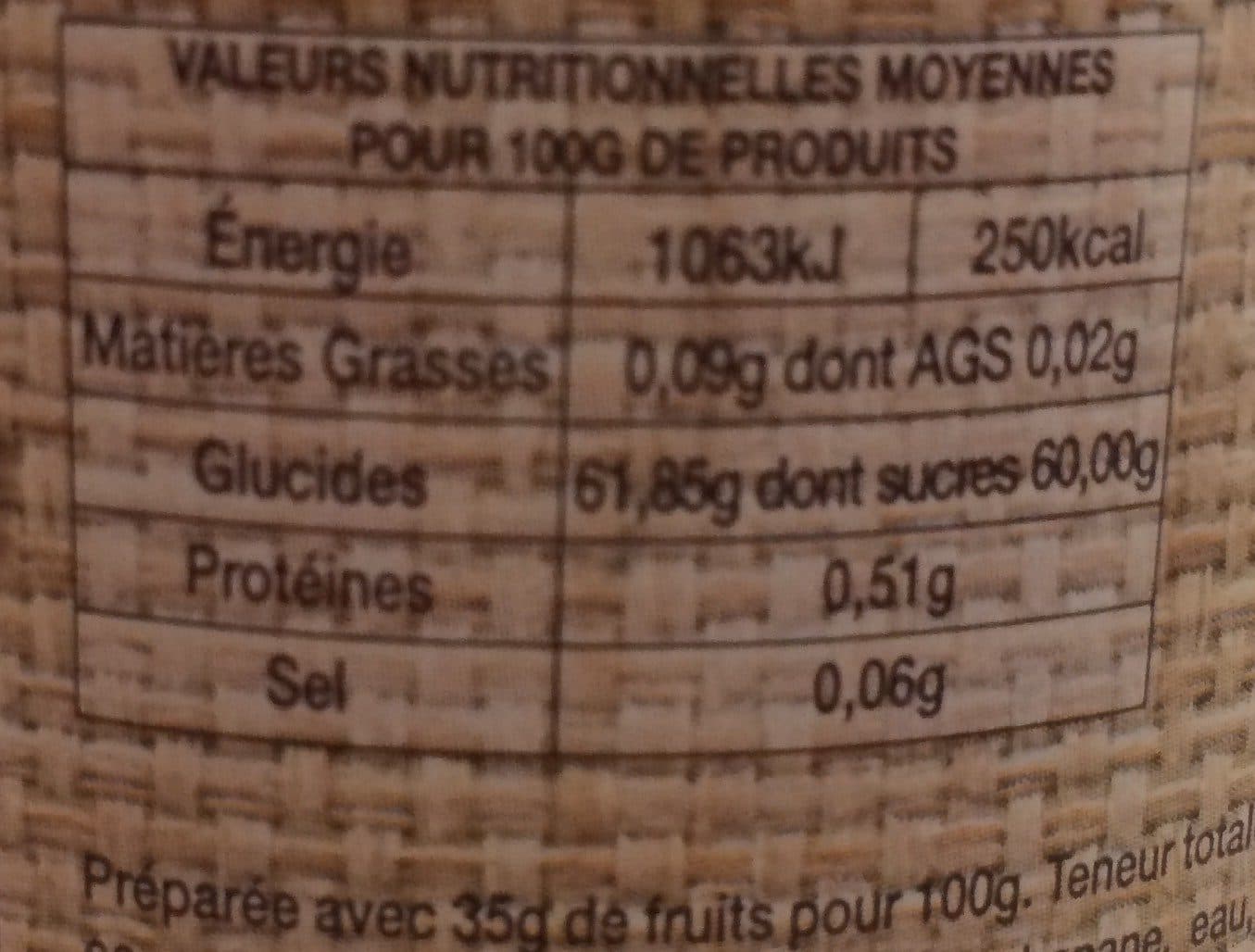 Open Food Facts Confiture de banane packshot