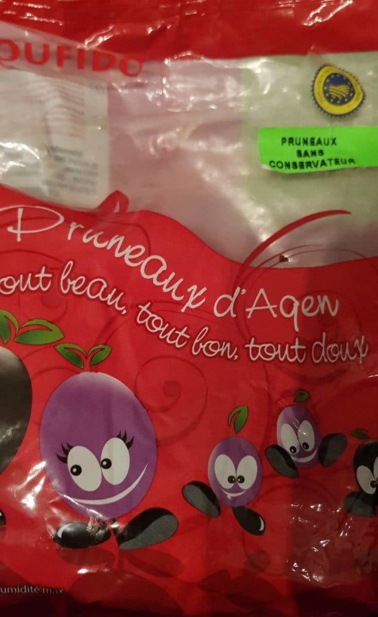 Open Food Facts Coufido pruneaux d' agen packshot
