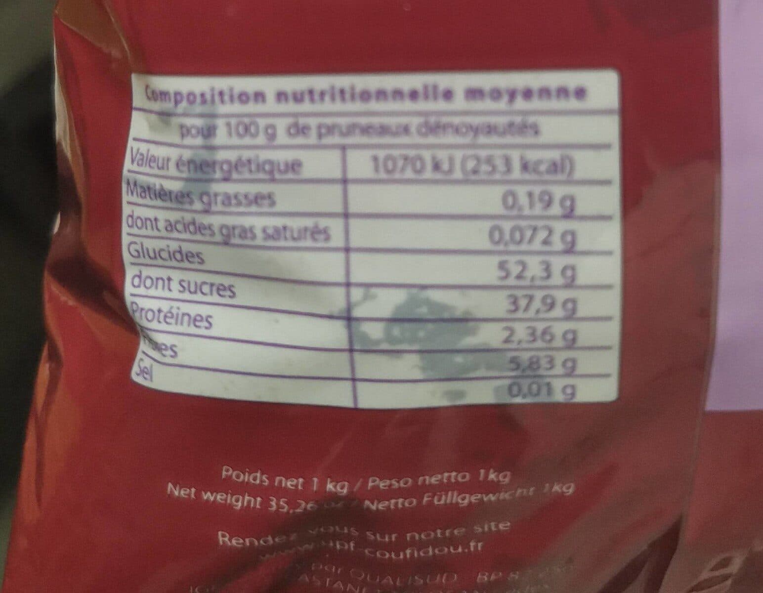 Open Food Facts Pruneaux d agen packshot