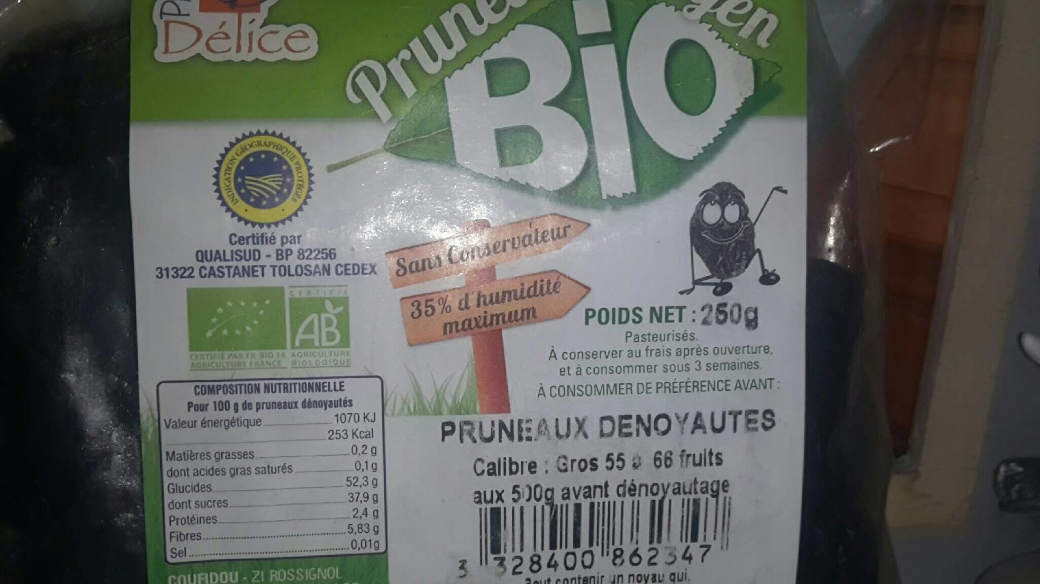 Coufidou Pruneaux d'Agen bio packshot