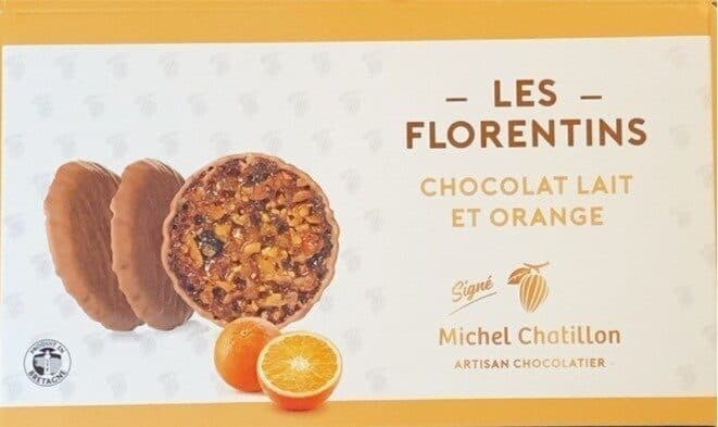 Michel Chatillon Les Florentins ® Chocolat lait et orange packshot