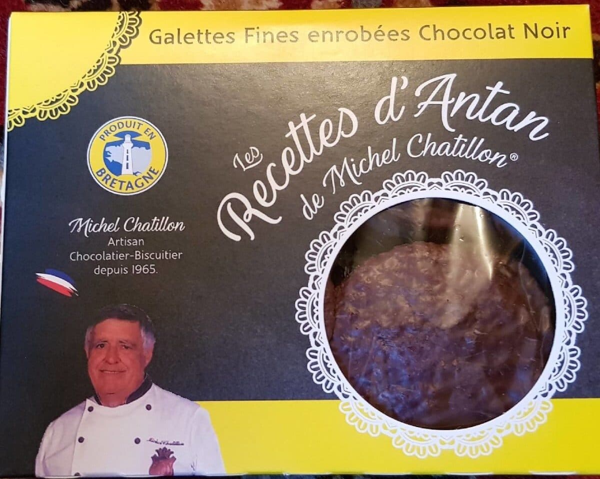 Open Food Facts Galettes fines enrobées Chocolat Noir packshot