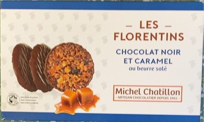 Michel Chatillon Les Florentins ® Chocolat noir et caramel au beurre salé packshot