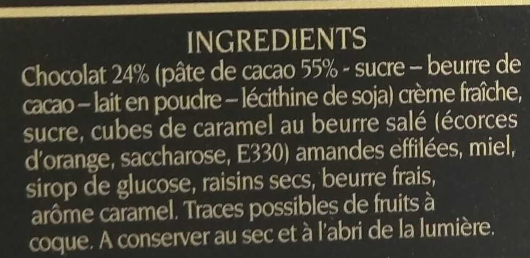 Michel Chatillon Les Florentins ® Chocolat Lait & Caramel au beurre salé packshot